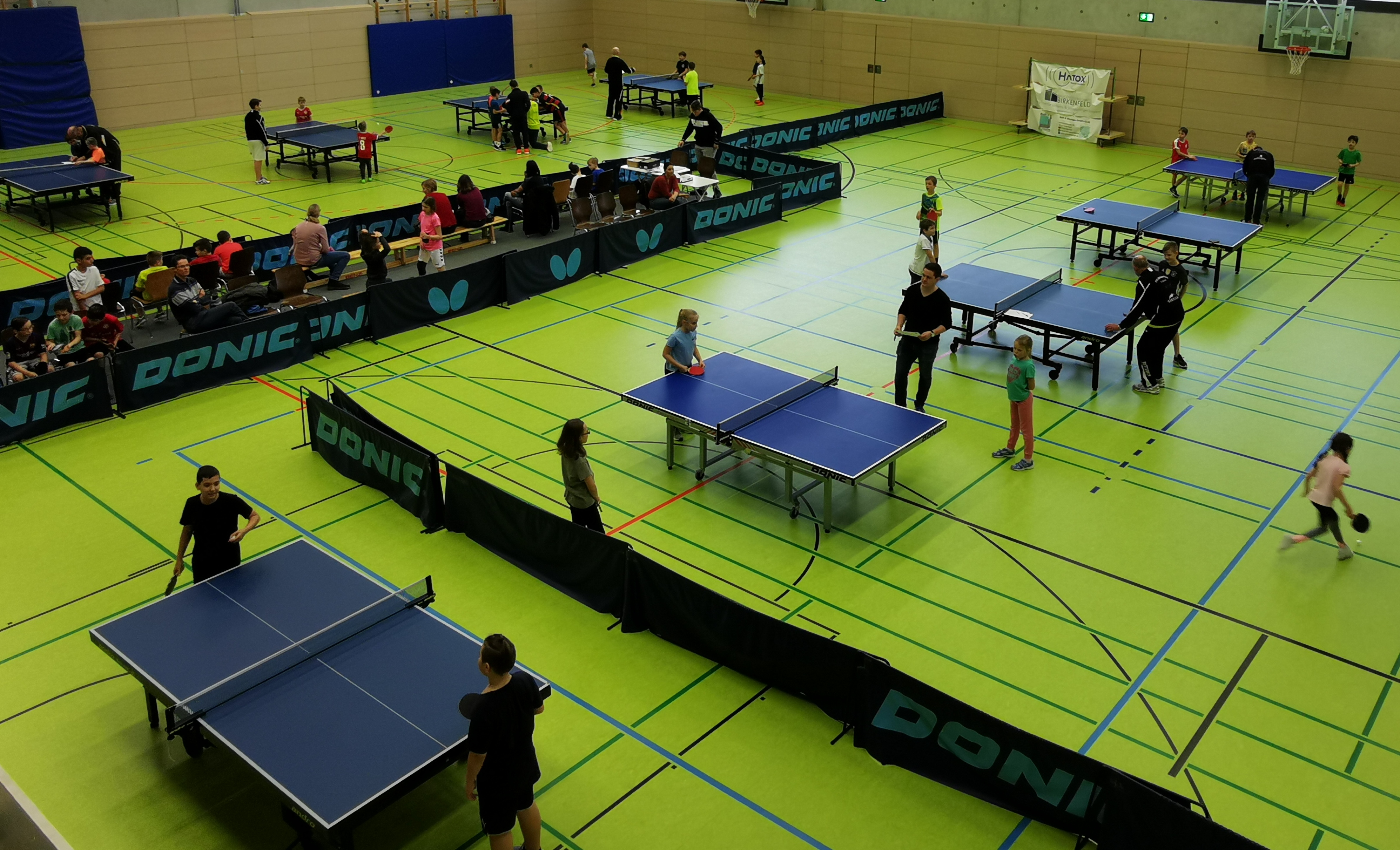 Ortsentscheid der Tischtennis-mini-Meisterschaften in Birkenfeld