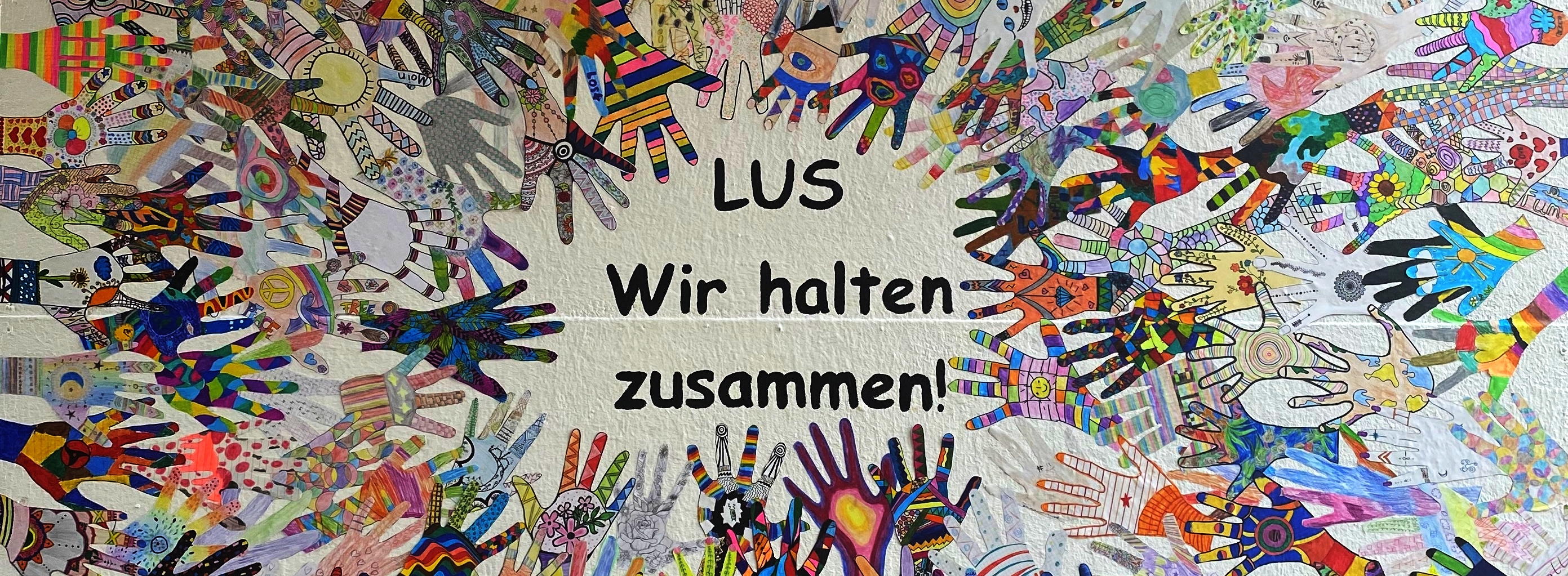 Hände! Ein tolles Projekt aus dem Fachbereich Kunst mit einem beeindruckenden Ergebnis!