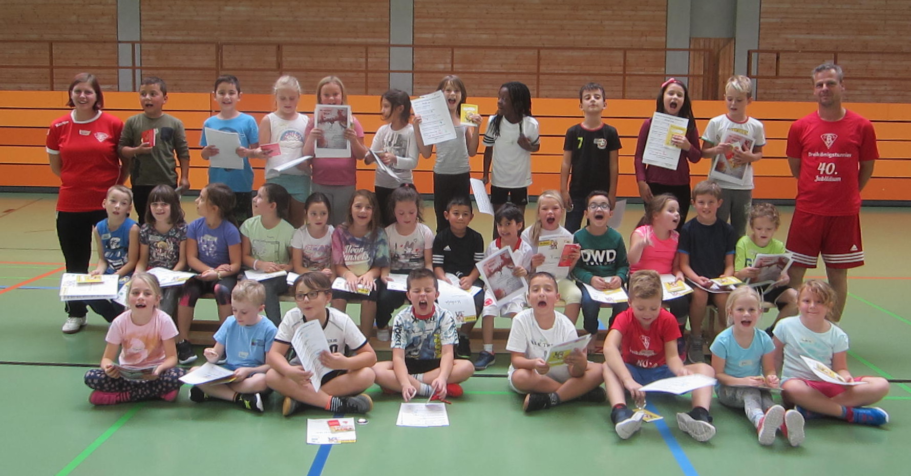 Birkenfelder Zweitklässler wieder im Handballfieber