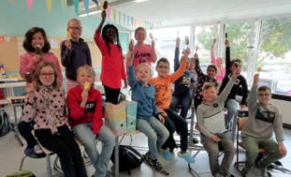 Eis-Preis-Gewinner beim Wettbewerb des Fördervereins 4b und 7R2