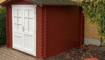 Spielehütte im neuen Gewand (Bullerbü im Pausenhof)