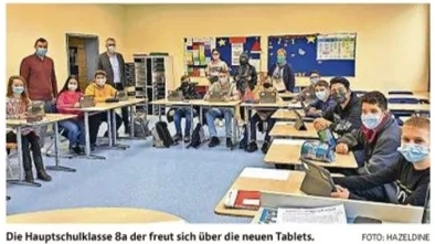 Die PZ berichtet: Lernmotivation durch Tablets