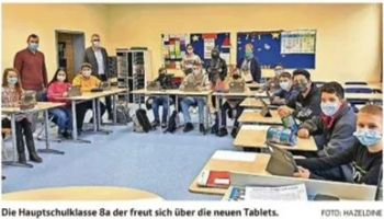Die PZ berichtet: Lernmotivation durch Tablets