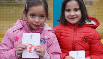 Seepferdchen-Abnahme in der Schwimm-AG