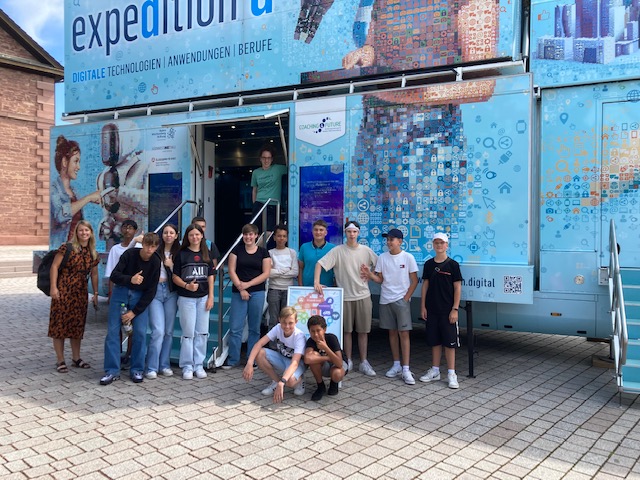 Der Digi-Truck an der LUS