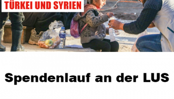 Spendenlauf zugunsten der Erdbebenopfer in Syrien und der Türkei