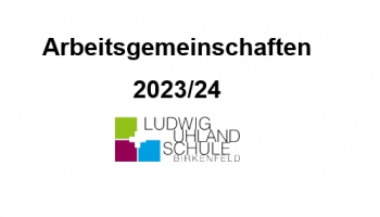 Arbeitsgemeinschaften 2023/24