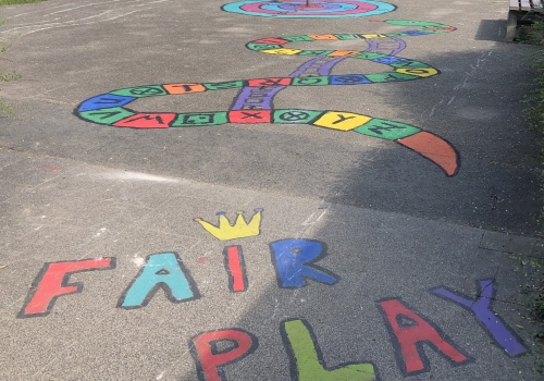 Pausenhofspiele von der 3a