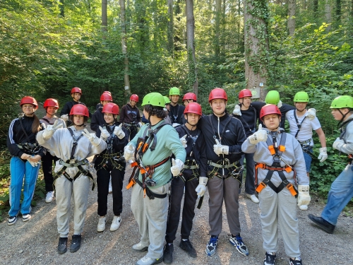 Unsere 8er im Kletterwald Bretten