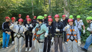 Unsere 8er im Kletterwald Bretten