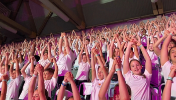 Du bist wertvoll! Die LUS mit dabei in der Mannheimer SAP-Arena bei 6K-United