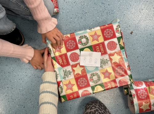 Der Weihnachtspäckchenkonvoi an der LUS