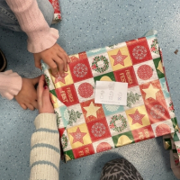 Der Weihnachtspäckchenkonvoi an der LUS