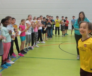 Die 4. Klassen freuen sich über die Einladung zum Finale