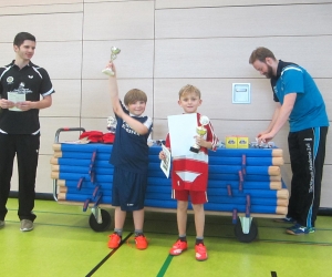 Siegerehrung Jungen 8 Jahre und jünger