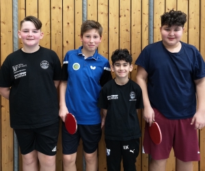 Unsere hochmotivierten TT-Spieler