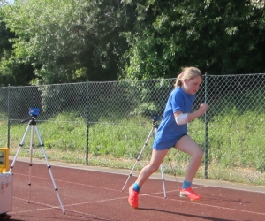 6. Yvonne beim 20m Sprint
