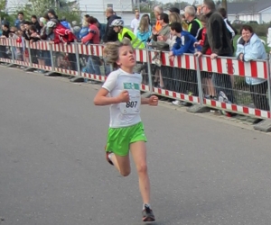 Leni beim Zieleinlauf