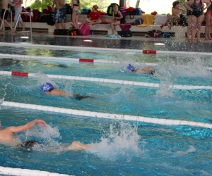 3. Georg und George beim 25m Kraulen