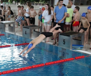 9. Staffelstart. bei den Jungen